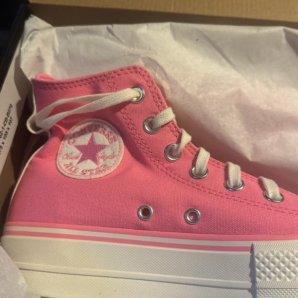 NWT Converse Chuck Taylor All Star Lift Platform Retro Varsity HIGH TOP SHOE - Picture 8 of 14